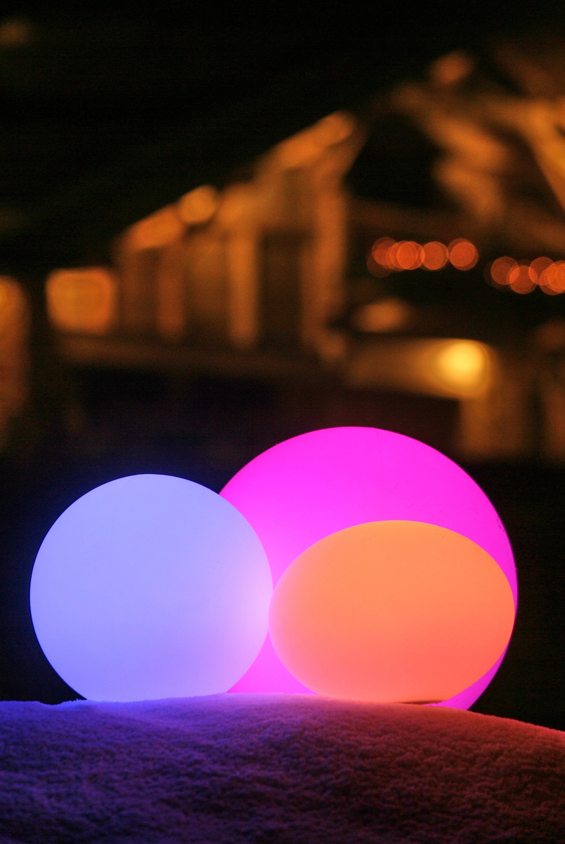 Ball Assortment in the snow