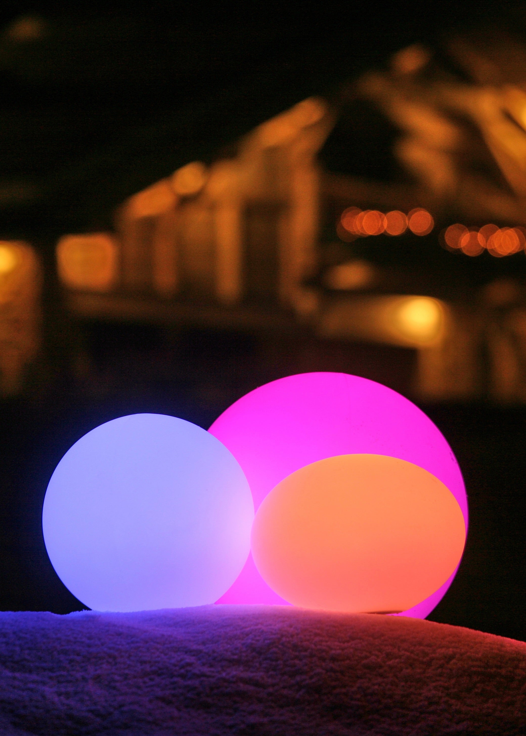 Ball Assortment in the snow